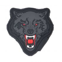 PATCH 3D ANGRY WOLF PVC JTG